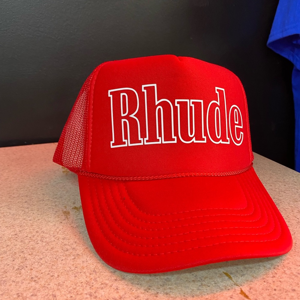 Custom trucker hat “R” brand inspired